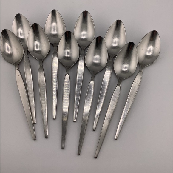 Oneida Other - Lot of 11 Oneida Community Stainless Older “Satinique” Teaspoons